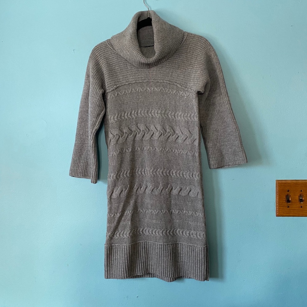 Banana Republic 100% Merino sweater dress